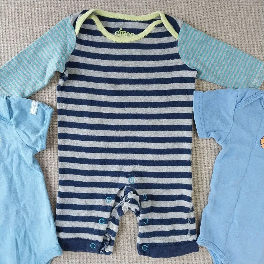 Baby Infant Boy Clothing Bundle Bodysuit Variety Of Colors 11 Pieces Newborn #8